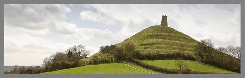 glastonbury tor is just 3/4 mile walk from the old oaks